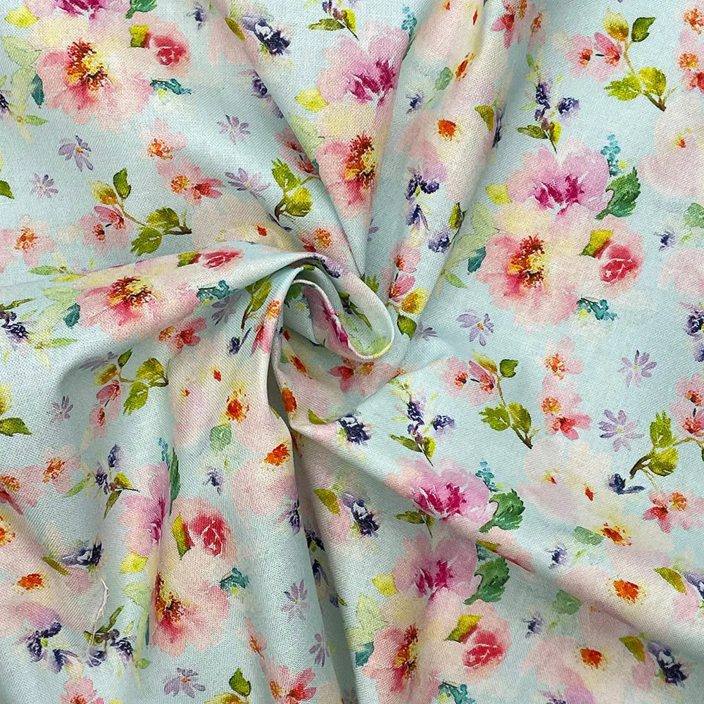 Digital Printed 100% Cotton Fabric | 150gsm 55" (140cm) Wide OEKO-TEXÂ® Standard 100 Certified â€“ Sold by the Meter
