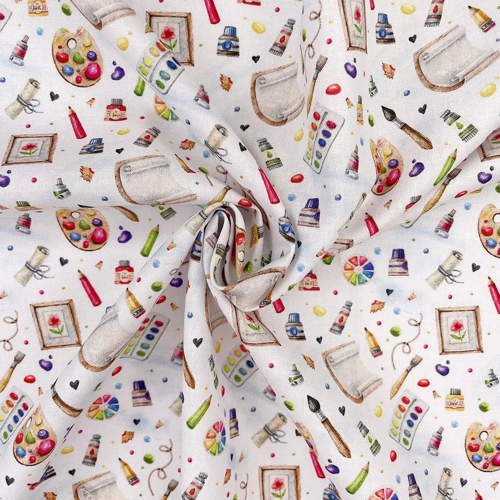 Digital Printed 100% Cotton Fabric | 150gsm 55" (140cm) Wide OEKO-TEX® Standard 100 Certified – Sold by the Meter