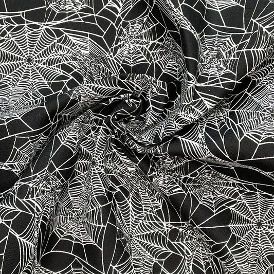 Spooky Digital Printed 100% Cotton Fabric | Halloween & Gothic Designs 150gsm 55" (140cm) Wide â€“ Sold by the Meter