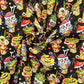 Spooky Digital Printed 100% Cotton Fabric | Halloween & Gothic Designs 150gsm 55" (140cm) Wide – Sold by the Meter