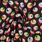 Spooky Digital Printed 100% Cotton Fabric | Halloween & Gothic Designs 150gsm 55" (140cm) Wide â€“ Sold by the Meter