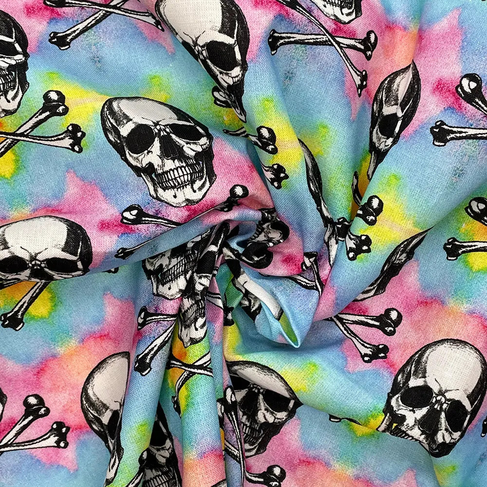 Spooky Digital Printed 100% Cotton Fabric | Halloween & Gothic Designs 150gsm 55" (140cm) Wide â€“ Sold by the Meter