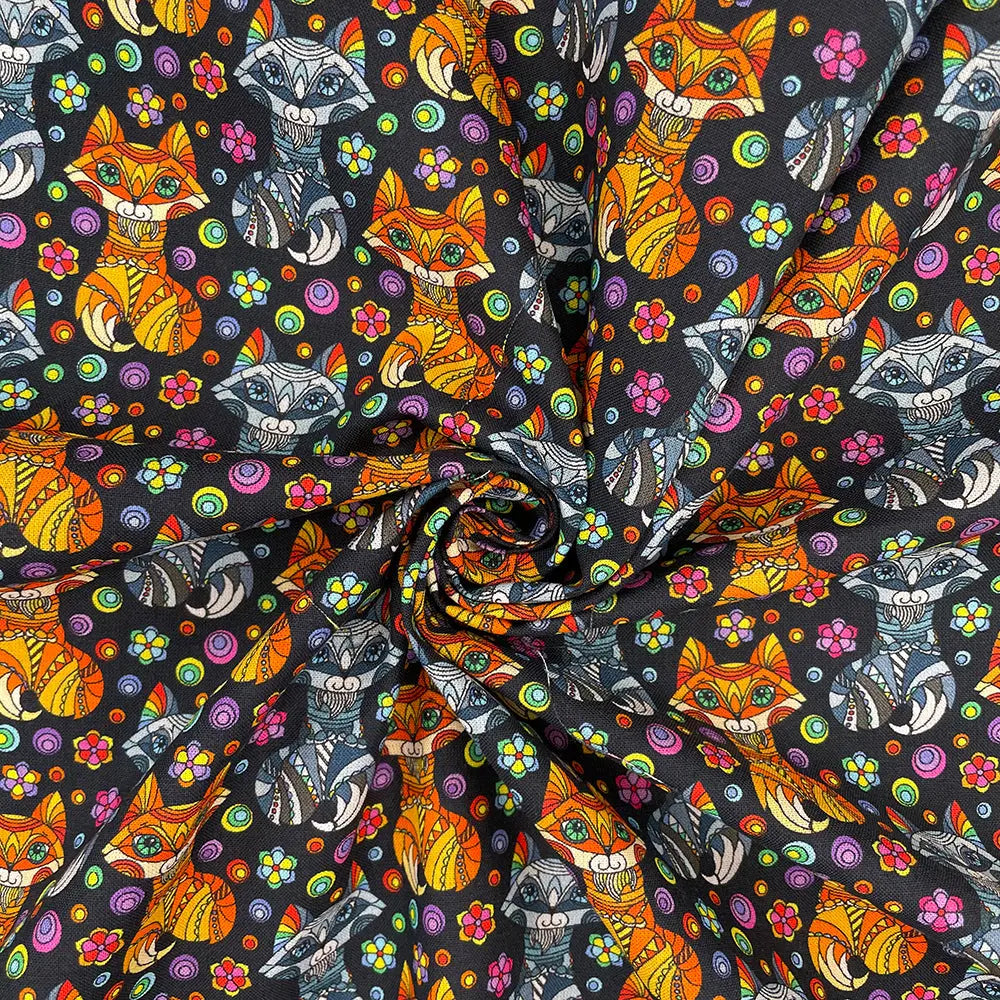 Digital Printed 100% Cotton Fabric | 150gsm 55" (140cm) Wide OEKO-TEX® Standard 100 Certified – Sold by the Meter