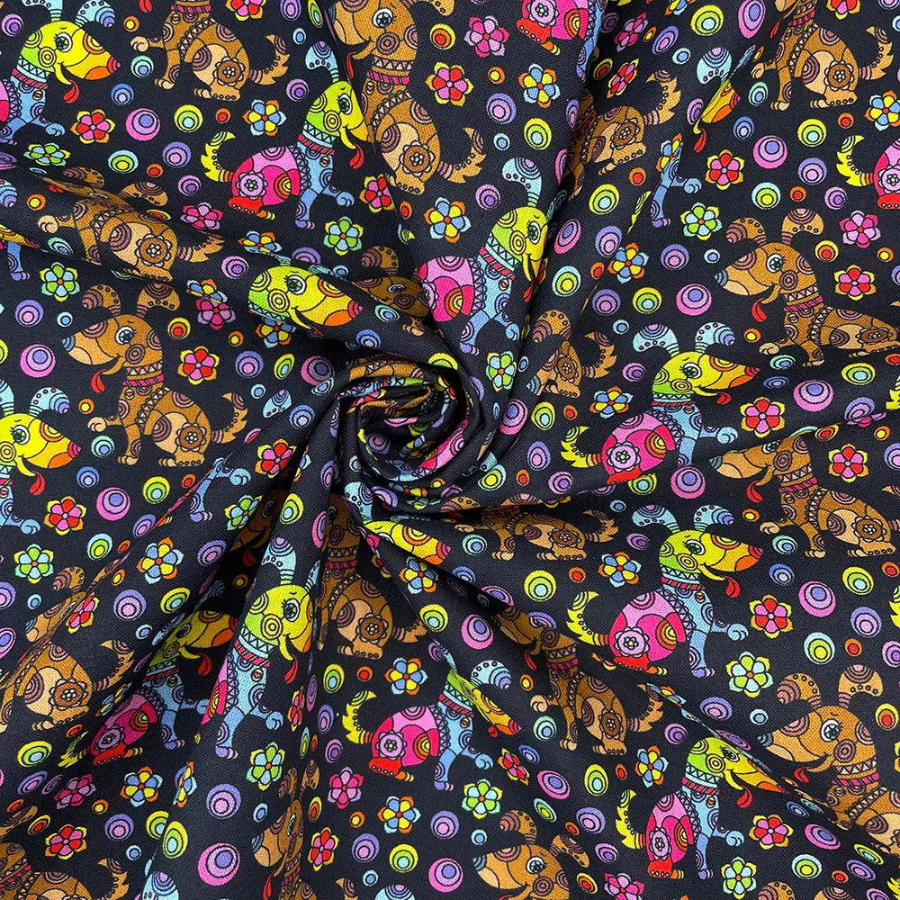Digital Printed 100% Cotton Fabric | 150gsm 55" (140cm) Wide OEKO-TEXÂ® Standard 100 Certified â€“ Sold by the Meter
