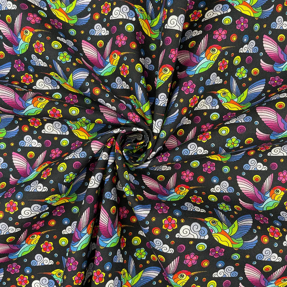 Digital Printed 100% Cotton Fabric | 150gsm 55" (140cm) Wide OEKO-TEX® Standard 100 Certified – Sold by the Meter