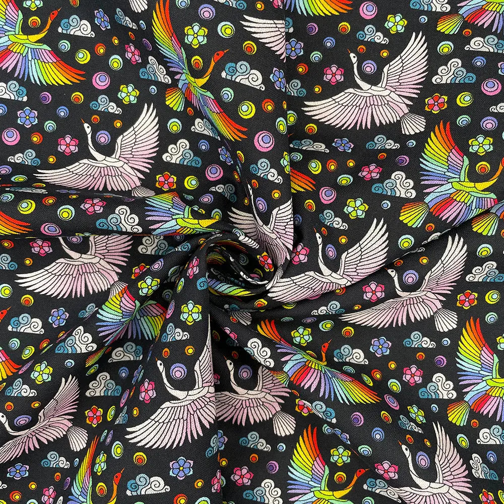 Digital Printed 100% Cotton Fabric | 150gsm 55" (140cm) Wide OEKO-TEXÂ® Standard 100 Certified â€“ Sold by the Meter
