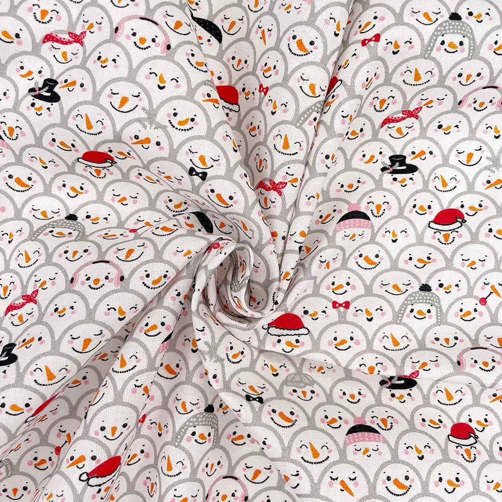 Christmas Digital Printed 100% Cotton Fabric | Festive Holiday Designs 150gsm 55" (140cm) Wide – Sold by the Meter