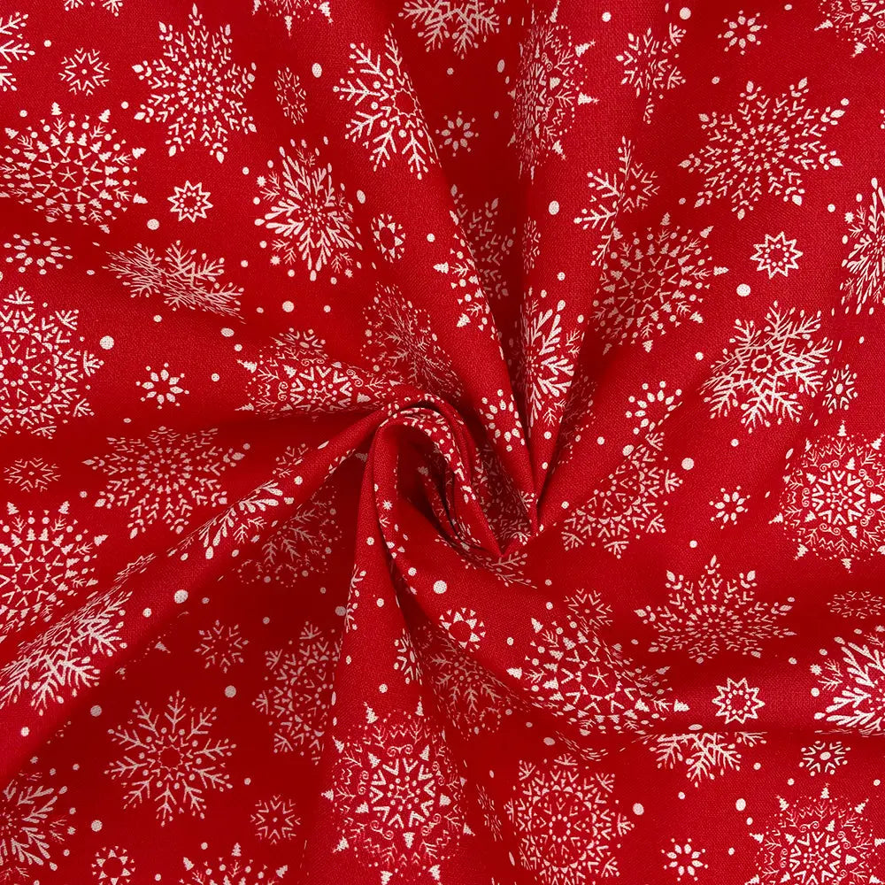 Christmas Digital Printed 100% Cotton Fabric | Festive Holiday Designs 150gsm 55" (140cm) Wide – Sold by the Meter