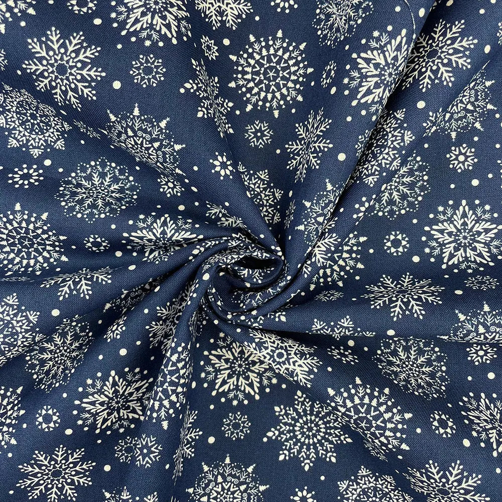 Christmas Digital Printed 100% Cotton Fabric | Festive Holiday Designs 150gsm 55" (140cm) Wide â€“ Sold by the Meter