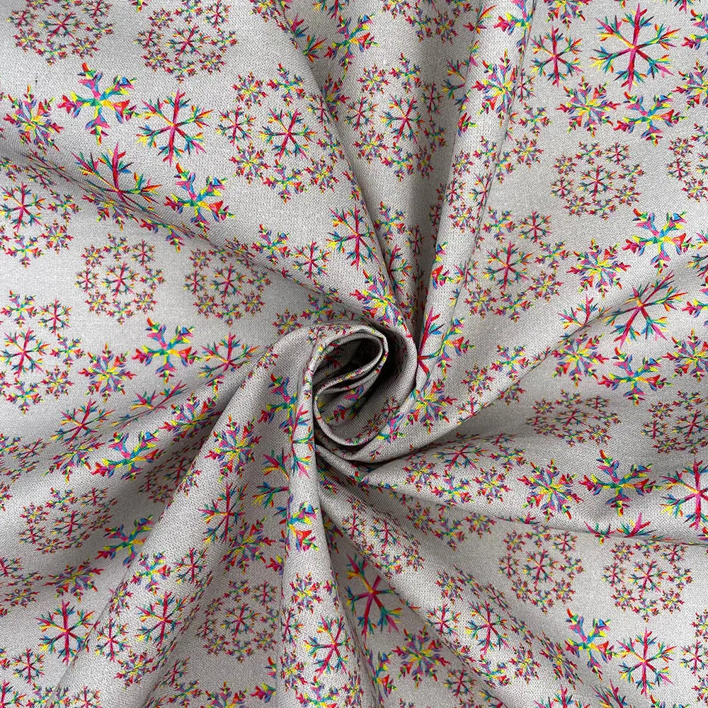 Christmas Digital Printed 100% Cotton Fabric | Festive Holiday Designs 150gsm 55" (140cm) Wide – Sold by the Meter