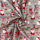 Christmas Digital Printed 100% Cotton Fabric | Festive Holiday Designs 150gsm 55" (140cm) Wide – Sold by the Meter