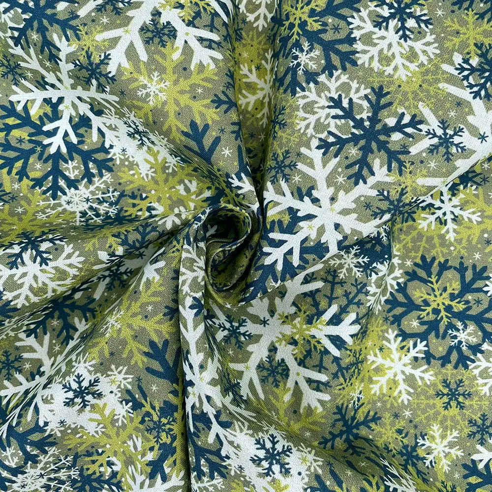 Christmas Digital Printed 100% Cotton Fabric | Festive Holiday Designs 150gsm 55" (140cm) Wide – Sold by the Meter