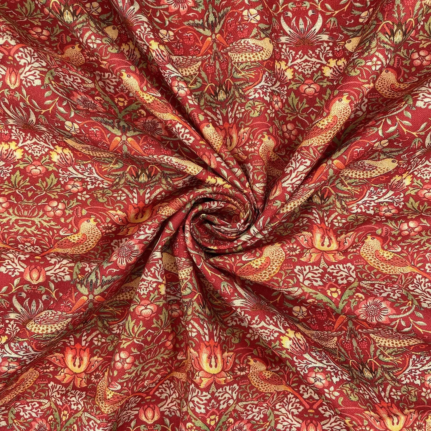 William Morris Digital Printed 100% Cotton Fabric | Classic Arts & Crafts Designs 150gsm 55" (140cm) Wide â€“ Sold by the Meter