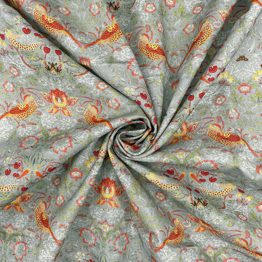 William Morris Digital Printed 100% Cotton Fabric | Classic Arts & Crafts Designs 150gsm 55" (140cm) Wide – Sold by the Meter
