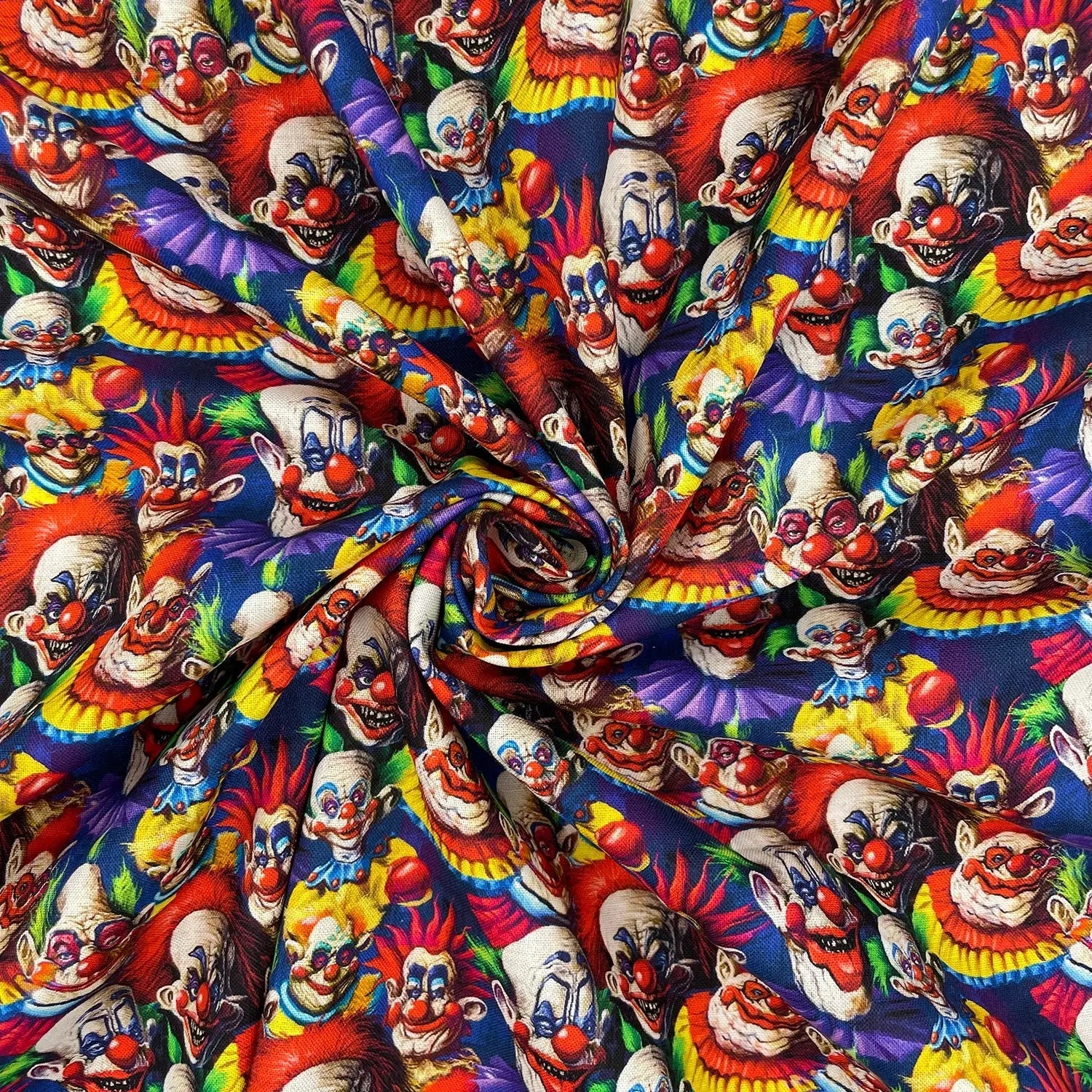 Spooky Digital Printed 100% Cotton Fabric | Halloween & Gothic Designs 150gsm 55" (140cm) Wide â€“ Sold by the Meter