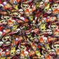 Spooky Digital Printed 100% Cotton Fabric | Halloween & Gothic Designs 150gsm 55" (140cm) Wide – Sold by the Meter
