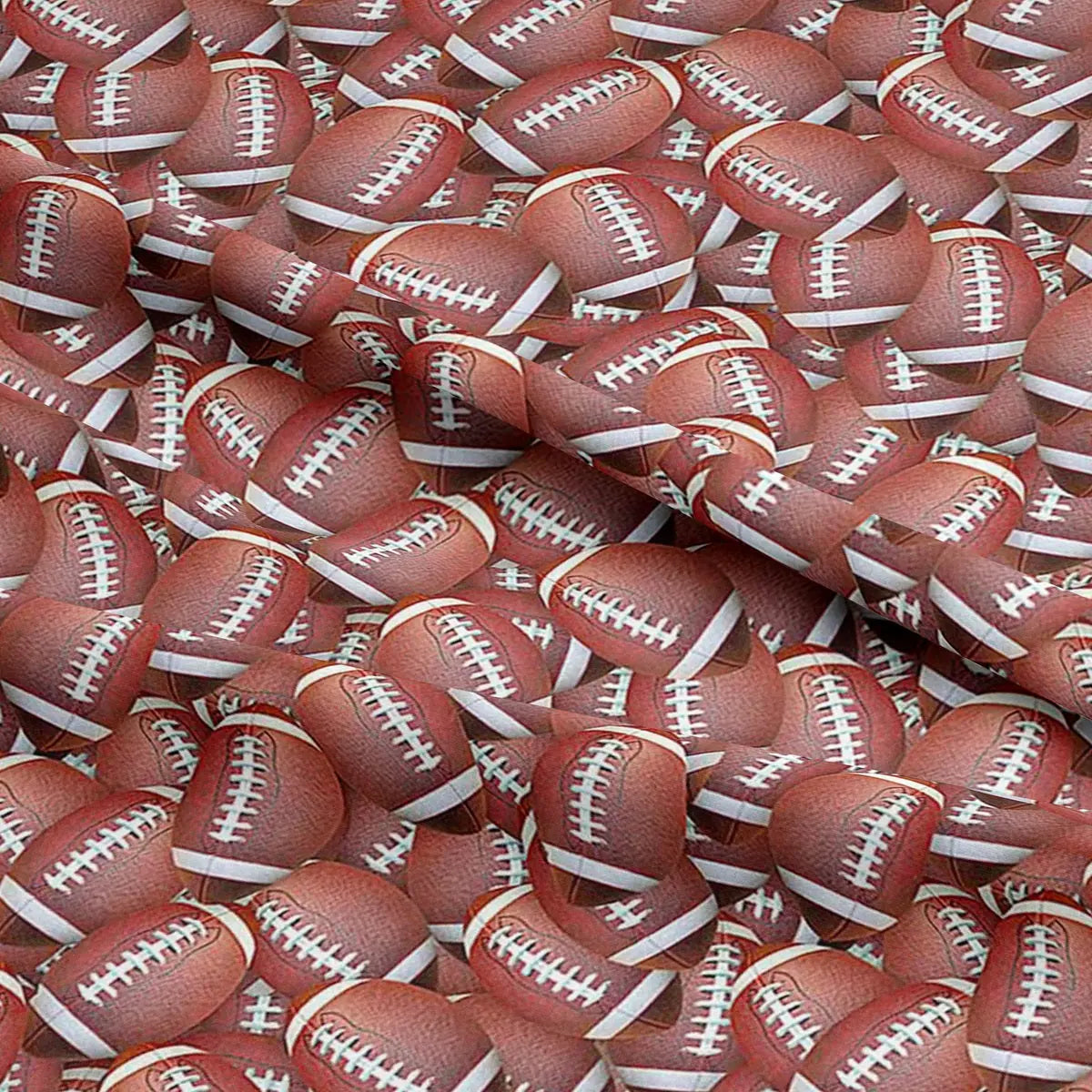 Sports Digital Printed 100% Cotton Fabric | Football, Soccer, Baseball, Basketball & Tennis Designs | 150gsm 55" (140cm) Wide – Sold by the Meter