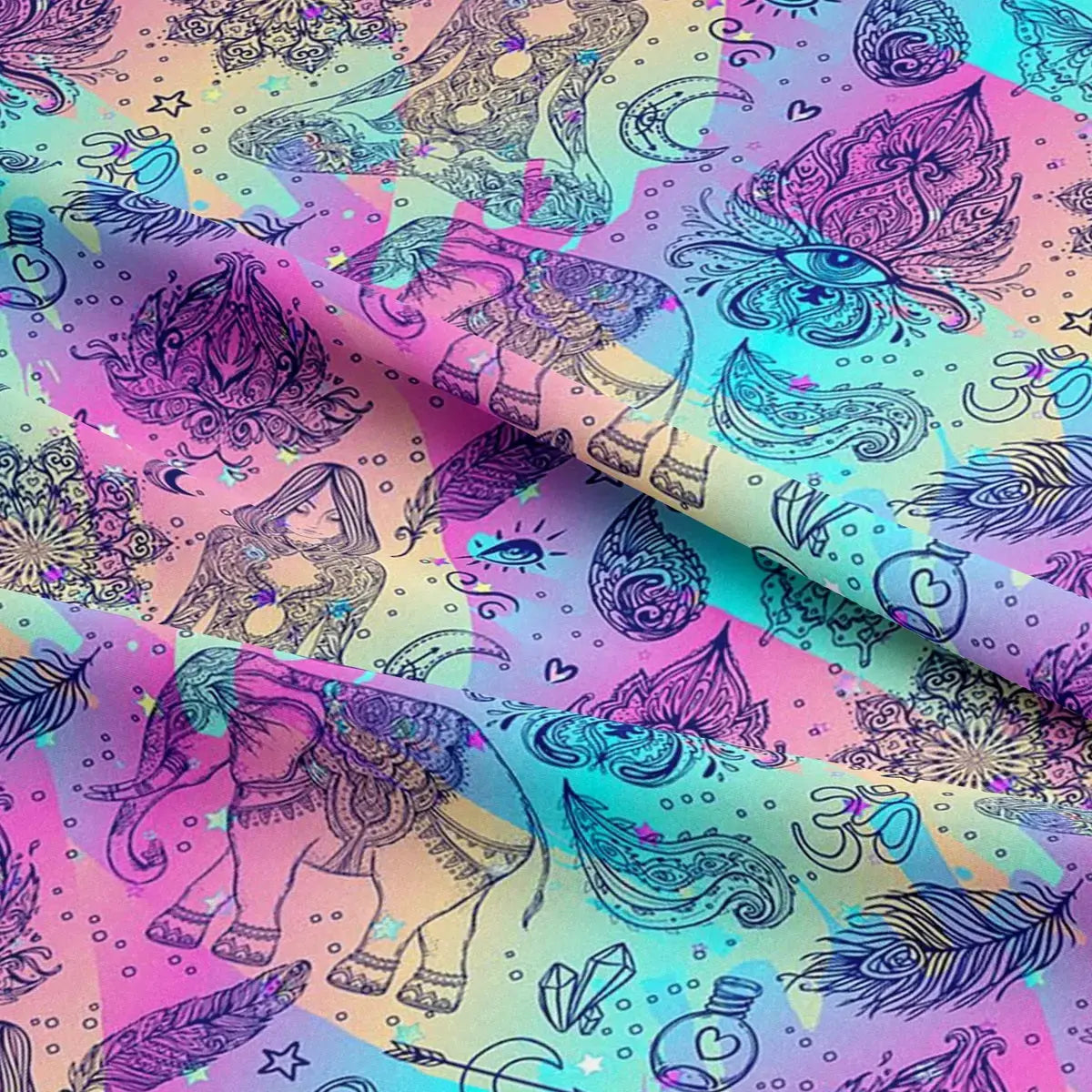 Digital Printed 100% Cotton Fabric | 150gsm 55" (140cm) Wide OEKO-TEXÂ® Standard 100 Certified â€“ Sold by the Meter