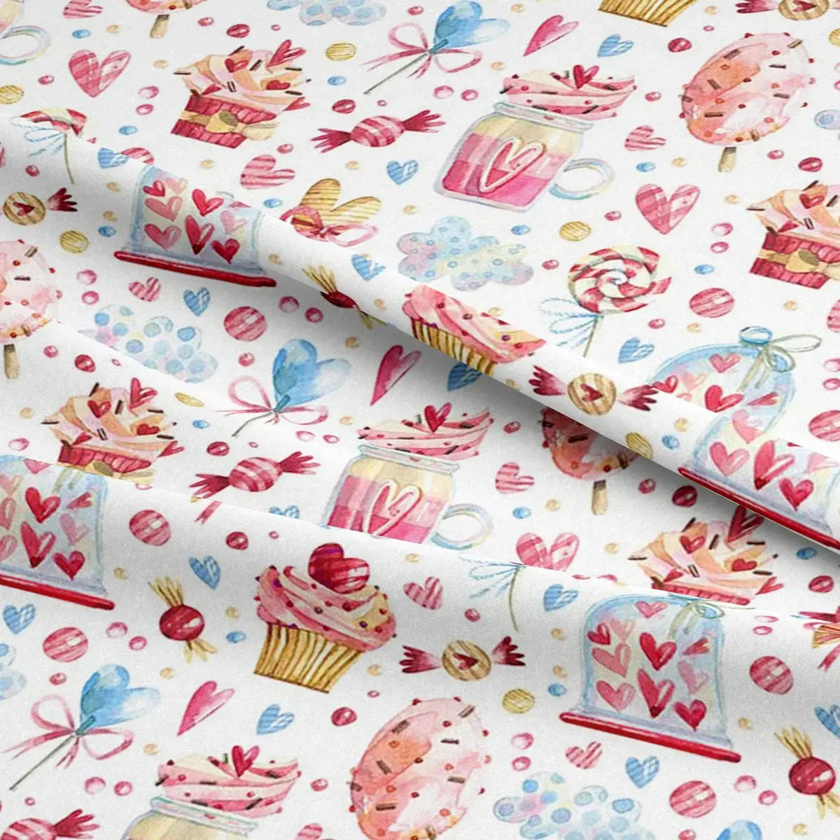 Digital Printed 100% Cotton Fabric â€“ 150gsm 55" (140cm) Wide OEKO-TEXÂ® Certified | 15 Metre Folded Bolt