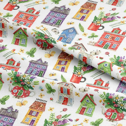 Digital Printed 100% Cotton Fabric â€“ 150gsm 55" (140cm) Wide OEKO-TEXÂ® Certified | 15 Metre Folded Bolt