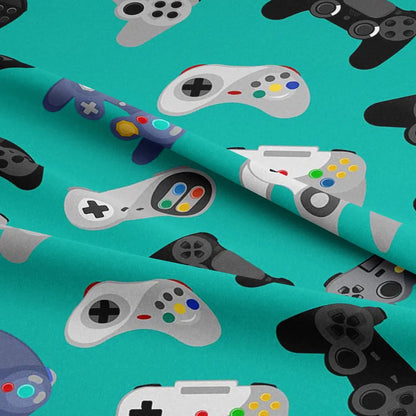 Gaming Digital Printed 100% Cotton Fabric | 150gsm 55" (140cm) Wide | OEKO-TEXÂ® Standard 100 Certified â€“ Sold by the Metre