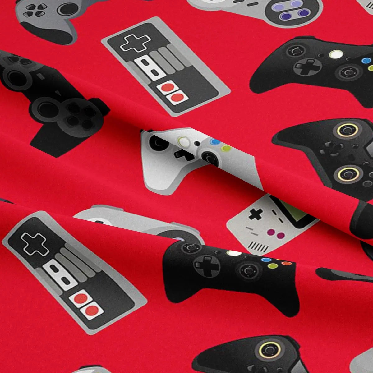 Gaming Digital Printed 100% Cotton Fabric | 150gsm 55" (140cm) Wide | OEKO-TEXÂ® Standard 100 Certified â€“ Sold by the Metre