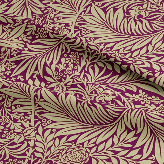 William Morris Digital Printed 100% Cotton Fabric | Classic Arts & Crafts Designs 150gsm 55" (140cm) Wide – Sold by the Meter
