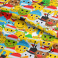 Christmas Digital Printed 100% Cotton Fabric | Festive Holiday Designs 150gsm 55" (140cm) Wide â€“ Sold by the Meter