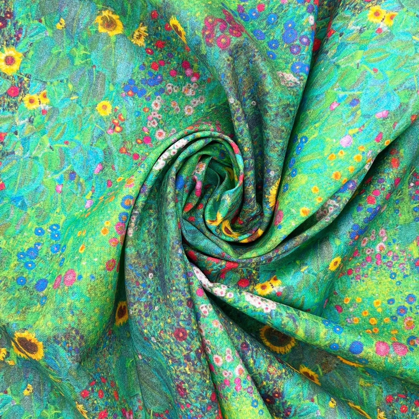 Gustav Klimt Digital Printed 100% Cotton Fabric | Art Inspired Designs 150gsm 55" (140cm) Wide â€“ Sold by the Meter