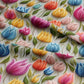 100% Cotton 3D Embroidered & Textured Print Fabric | Soft Lightweight Dressmaking Cotton 55" (140cm) Wide Craft & Sewing Material – Sold by the Meter