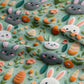 100% Cotton 3D Embroidered & Textured Print Fabric | Soft Lightweight Dressmaking Cotton 55" (140cm) Wide Craft & Sewing Material – Sold by the Meter