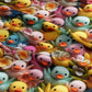 100% Cotton 3D Embroidered & Textured Print Fabric | Soft Lightweight Dressmaking Cotton 55" (140cm) Wide Craft & Sewing Material – Sold by the Meter