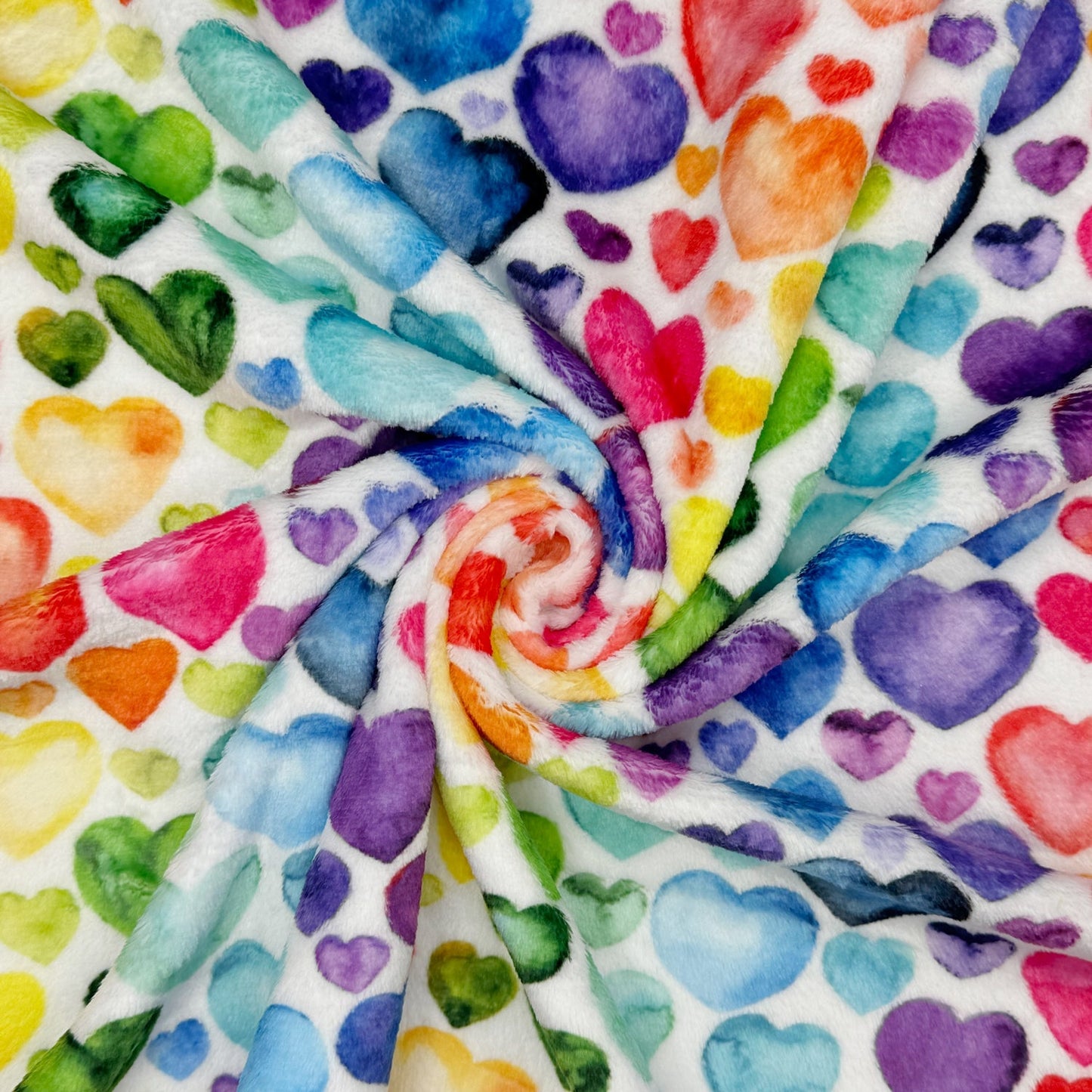 Printed Luxury Cuddle Fleece Fabric | Super Soft Plush Polyester 59" (150cm) Wide – Sold by the Meter