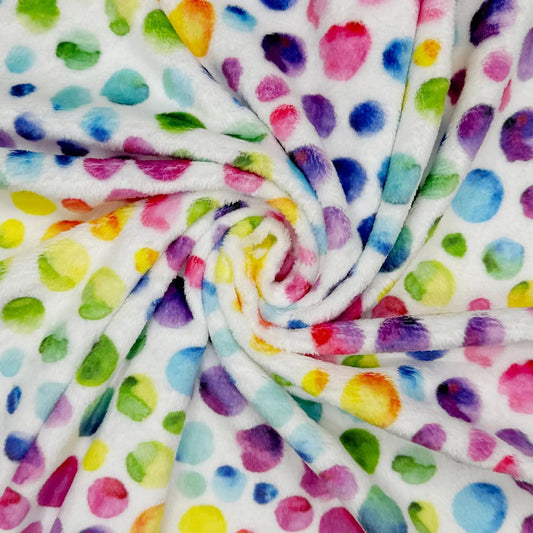 Printed Luxury Cuddle Fleece Fabric | Super Soft Plush Polyester 59" (150cm) Wide â€“ Sold by the Meter