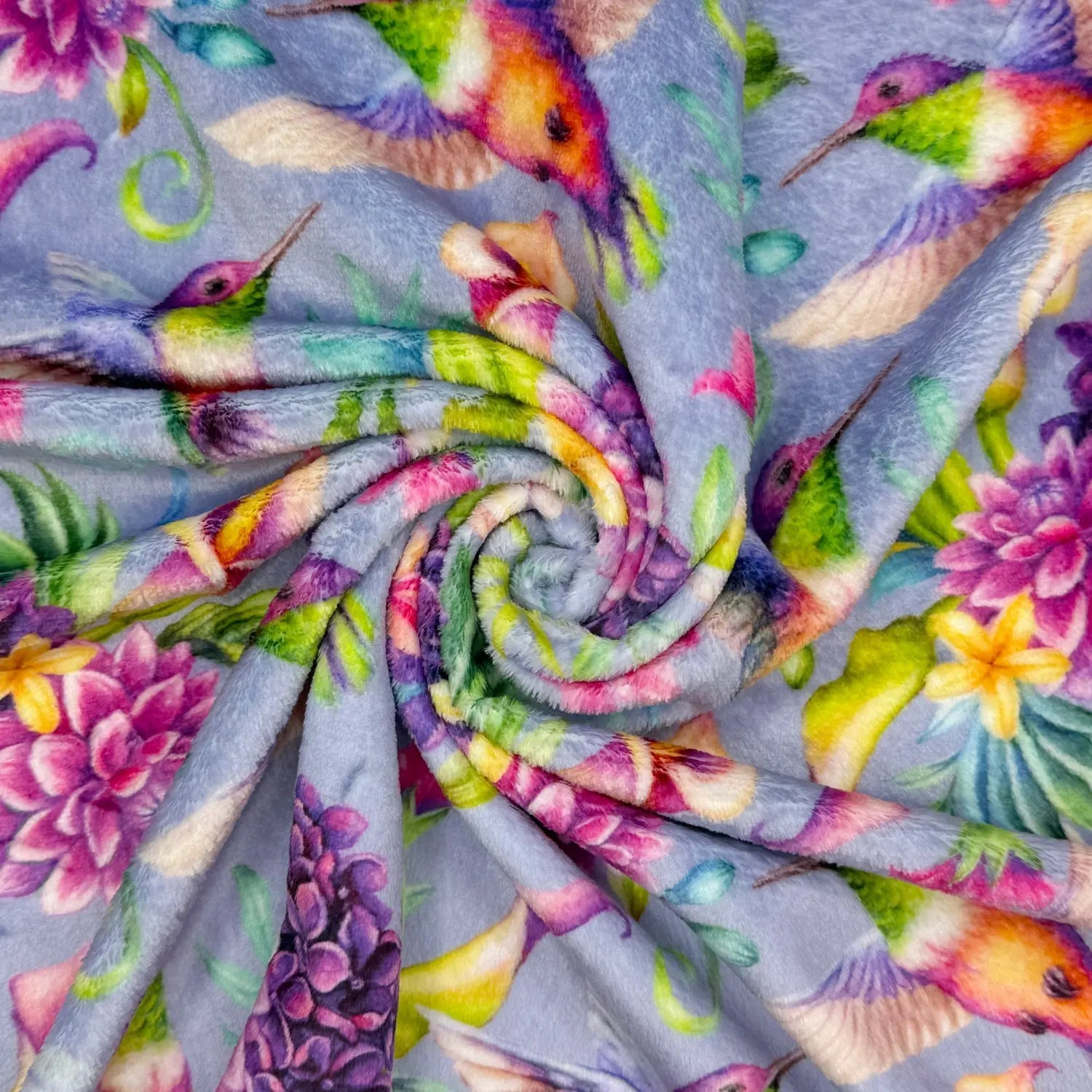 Printed Luxury Cuddle Fleece Fabric | Super Soft Plush Polyester 59" (150cm) Wide â€“ Sold by the Meter