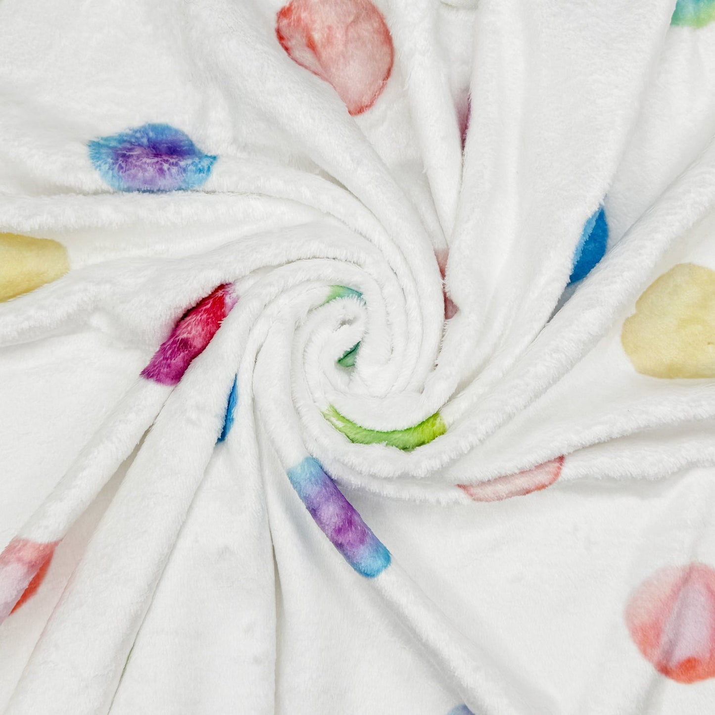 Printed Luxury Cuddle Fleece Fabric | Super Soft Plush Polyester 59" (150cm) Wide – Sold by the Meter