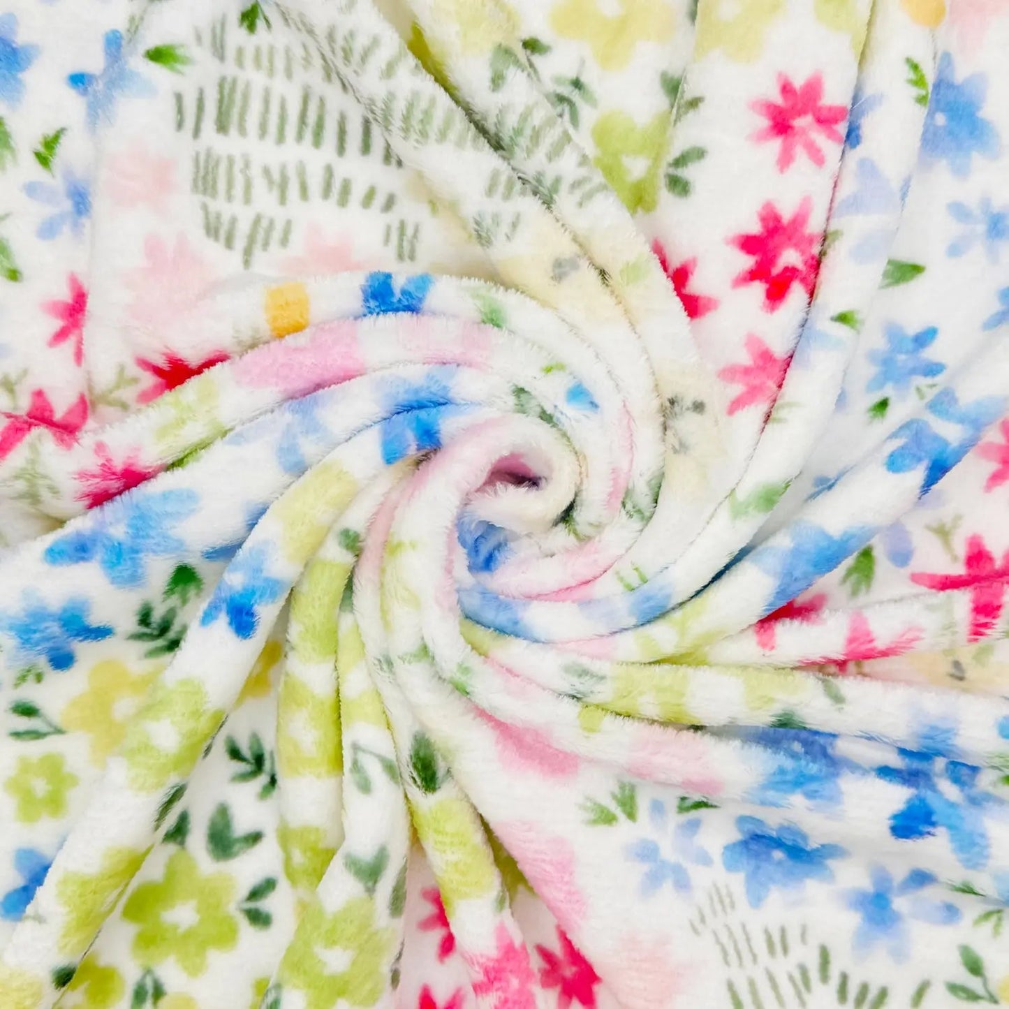 Printed Luxury Cuddle Fleece Fabric | Super Soft Plush Polyester 59" (150cm) Wide â€“ Sold by the Meter