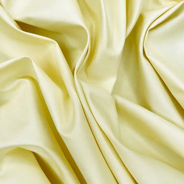 54" CG1 Vanilla Sateen Curtain Lining | Heavy Cotton Rich Crease Resist 140cm Wide â€“ Sold by the Meter