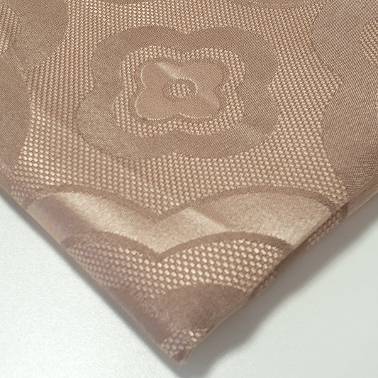 Luxuriöser Satin-Jacquard-Polsterstoff mit Blumenmuster – 58" für Vorhänge und Schneiderei (Zimtrosen-Blumenmuster)