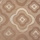 Luxurious Satin Jacquard Floral Upholstery Fabric – 58" for Curtains and Dressmaking (Cinnamon Rose Floral)