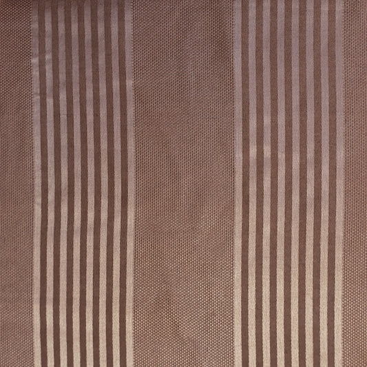 Luxuriöser Satin-Jacquard-Polsterstoff mit Blumenmuster – 58" für Vorhänge und Schneiderei (Zimtrosenstreifen)