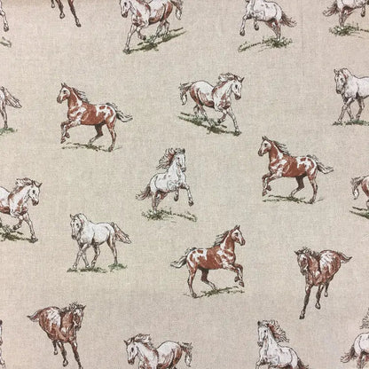 Cotton Rich Linen Look Printed Panama Fabric | Decorative Craft & Home Fabric 55" (140cm) Wide â€“ Sold by the Meter