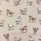 Cotton Rich Linen Look Printed Panama Fabric | Decorative Craft & Home Fabric 55" (140cm) Wide â€“ Sold by the Meter