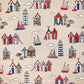 Cotton Rich Linen Look Printed Panama Fabric | Decorative Craft & Home Fabric 55" (140cm) Wide â€“ Sold by the Meter