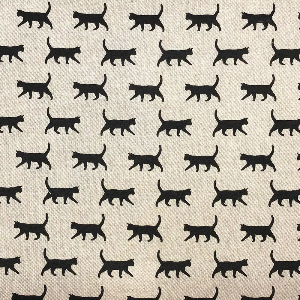Cotton Rich Linen Look Printed Panama Fabric | Decorative Craft & Home Fabric 55" (140cm) Wide â€“ Sold by the Meter