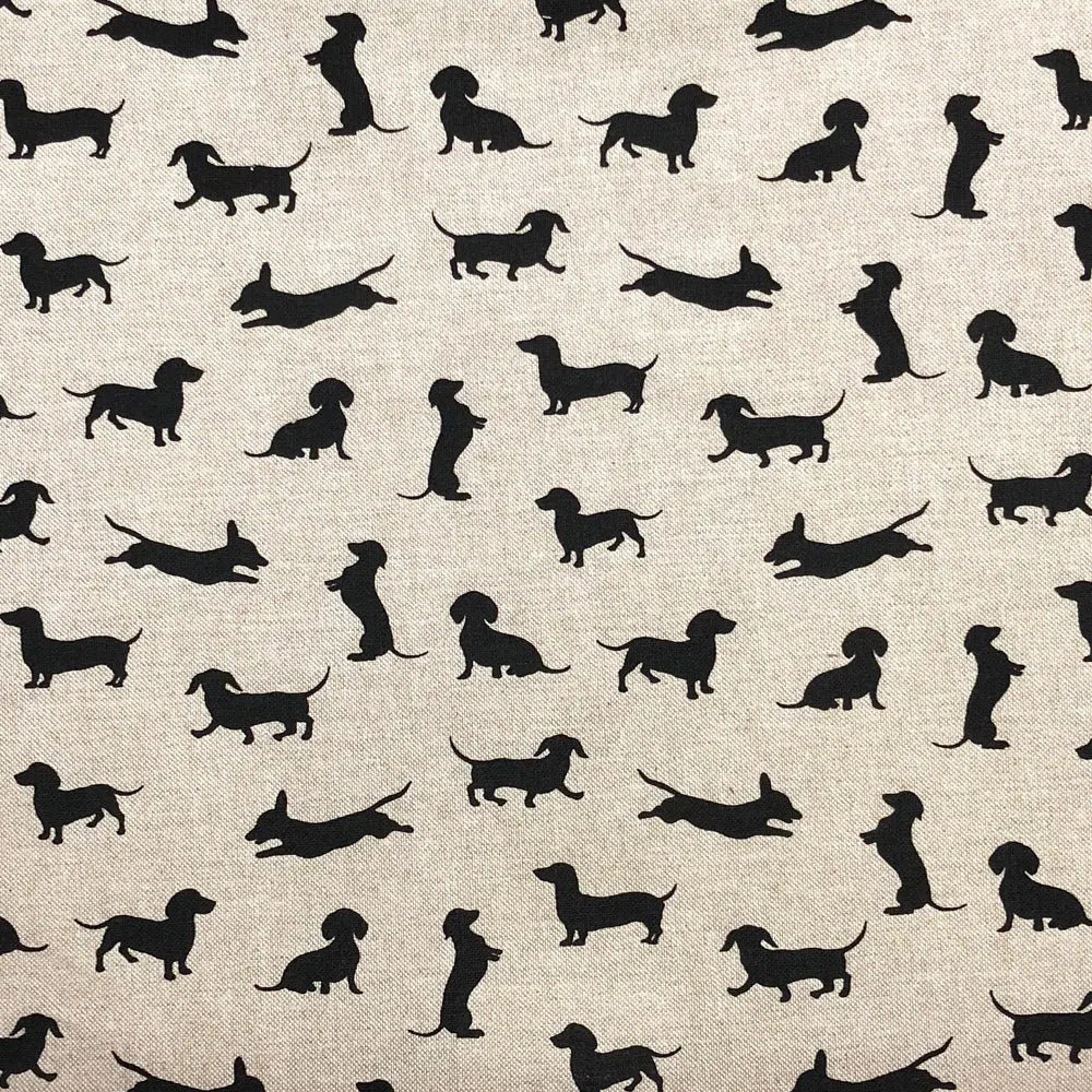 Cotton Rich Linen Look Printed Panama Fabric | Decorative Craft & Home Fabric 55" (140cm) Wide â€“ Sold by the Meter