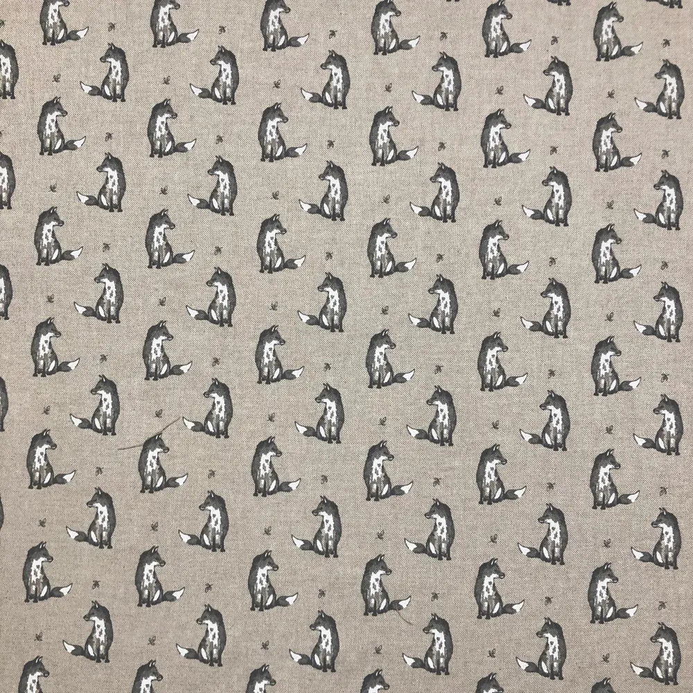 Cotton Rich Linen Look Printed Panama Fabric | Decorative Craft & Home Fabric 55" (140cm) Wide â€“ Sold by the Meter