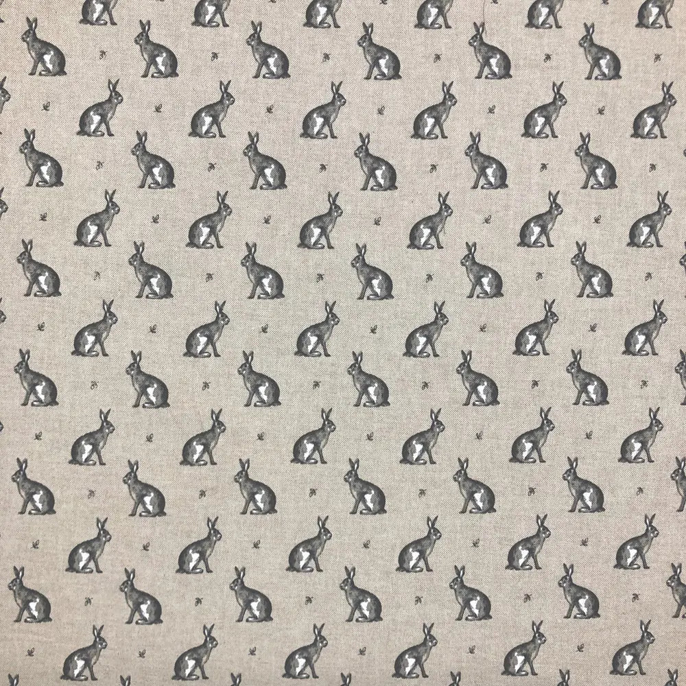 Cotton Rich Linen Look Printed Panama Fabric | Decorative Craft & Home Fabric 55" (140cm) Wide – Sold by the Meter