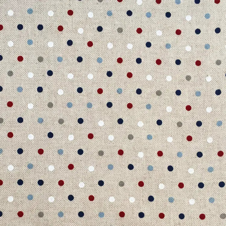 Cotton Rich Linen Look Printed Panama Fabric | Decorative Craft & Home Fabric 55" (140cm) Wide â€“ Sold by the Meter