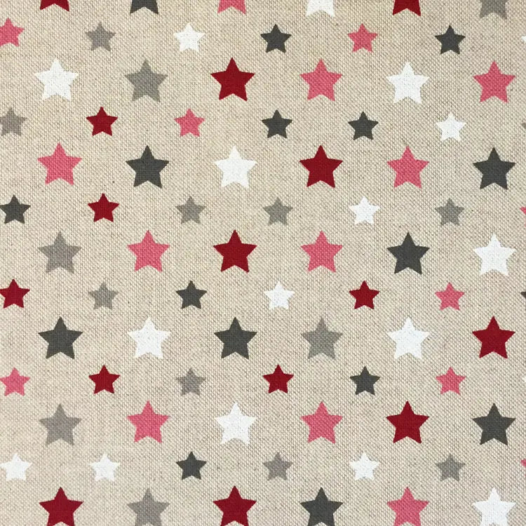 Cotton Rich Linen Look Printed Panama Fabric | Decorative Craft & Home Fabric 55" (140cm) Wide – Sold by the Meter